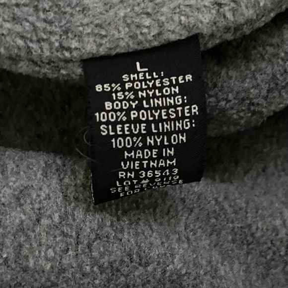 IZOD Jacket Men's XL‎ Blue Fleece Lined Softshell Jacket Inside Pockets Zip Up - Picture 11 of 16